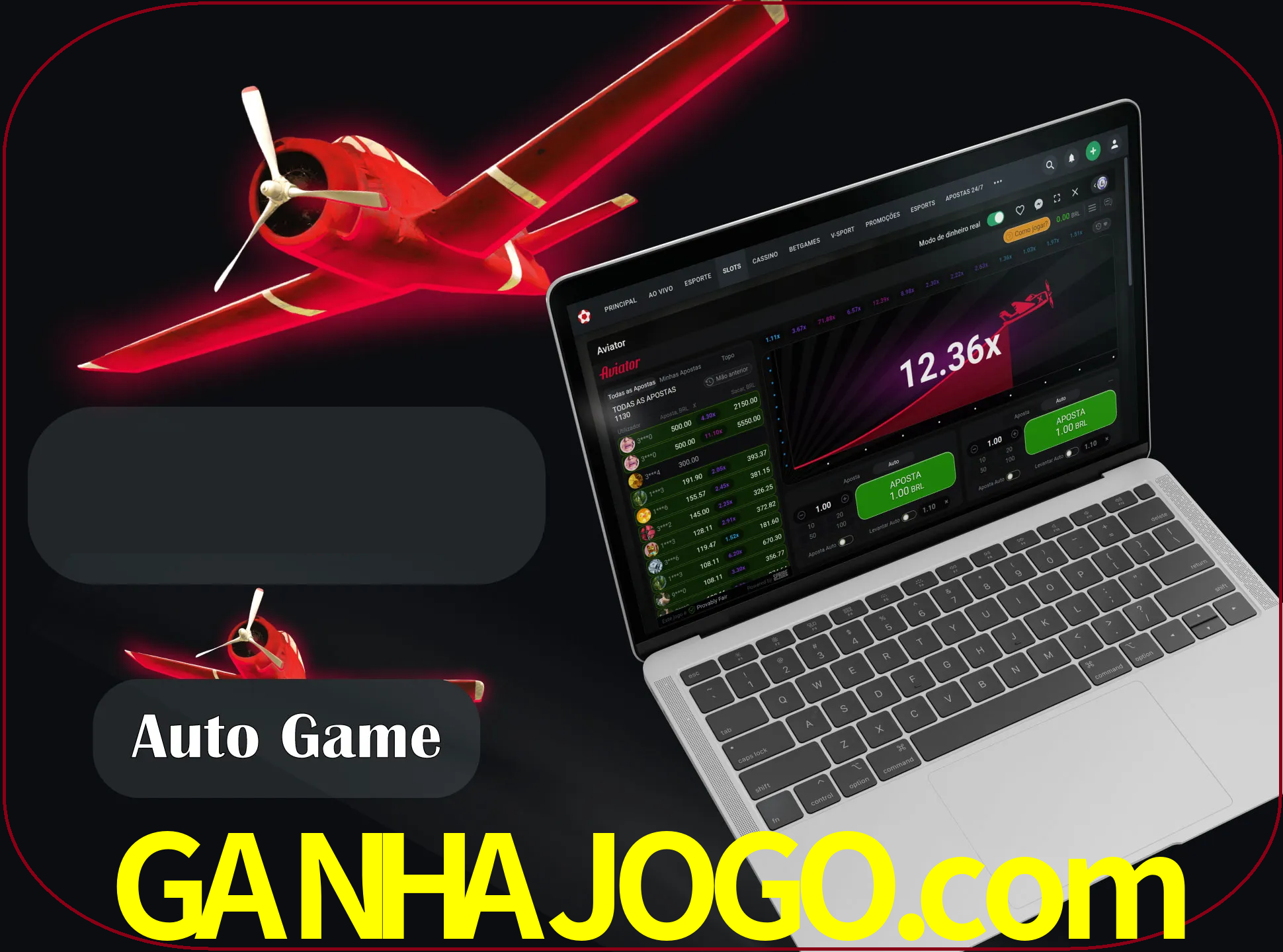 No modo automático, os jogos apostam e sacam seu dinheiro automaticamente.