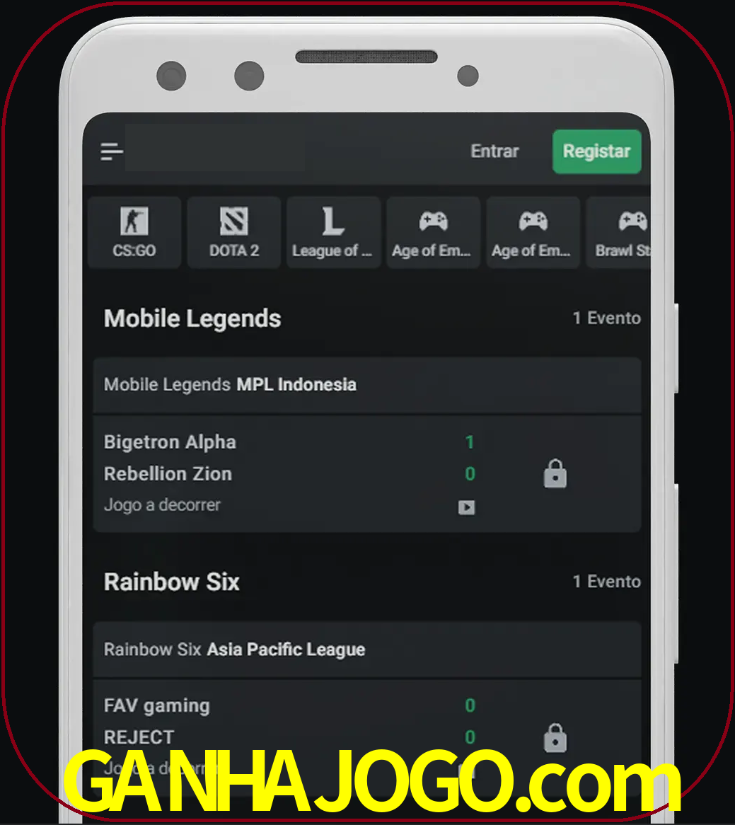 Esportes permitem apostar nos maiores torneios.