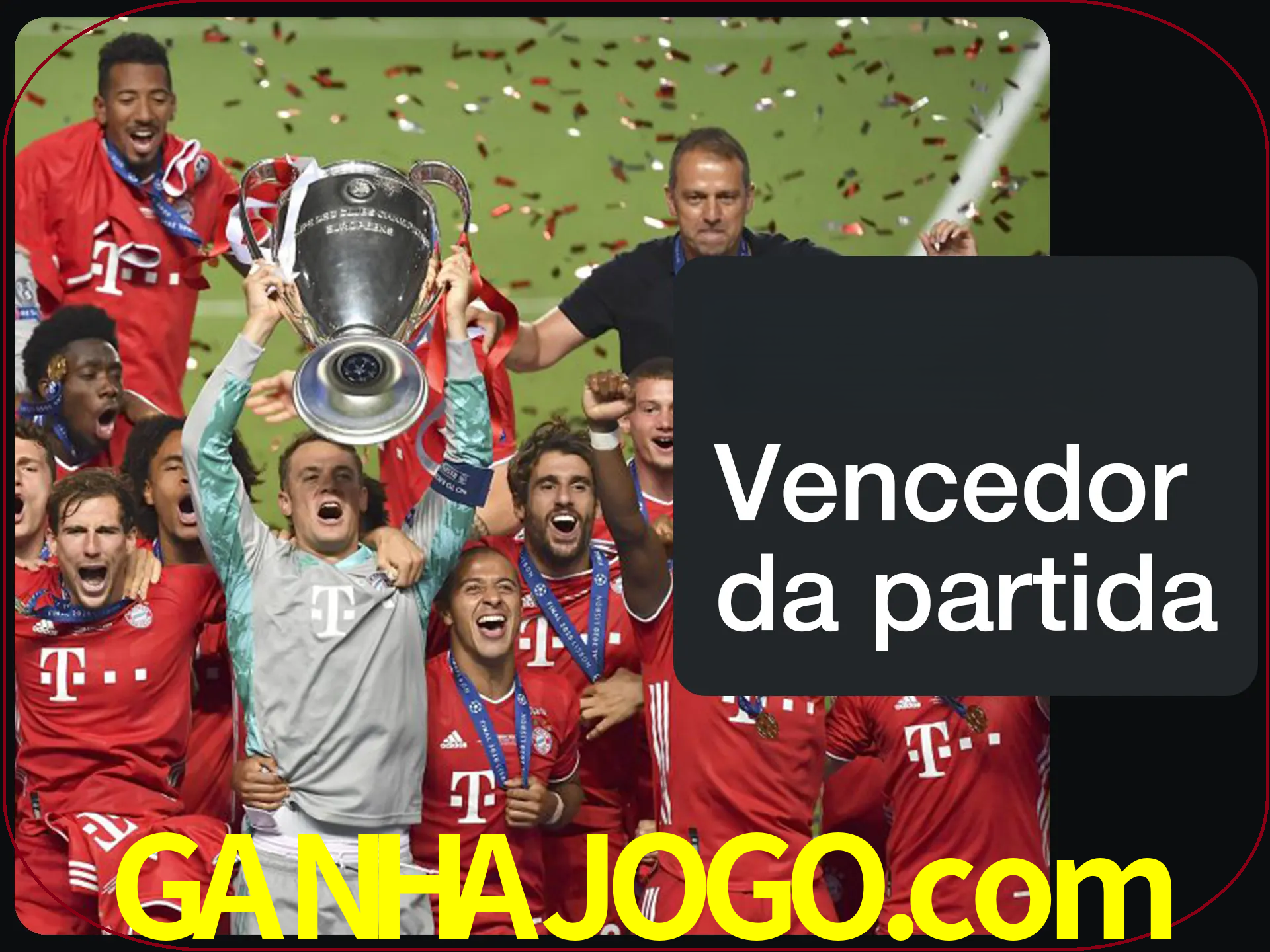 Aposte no vencedor e ganhe uma grande quantia de dinheiro.