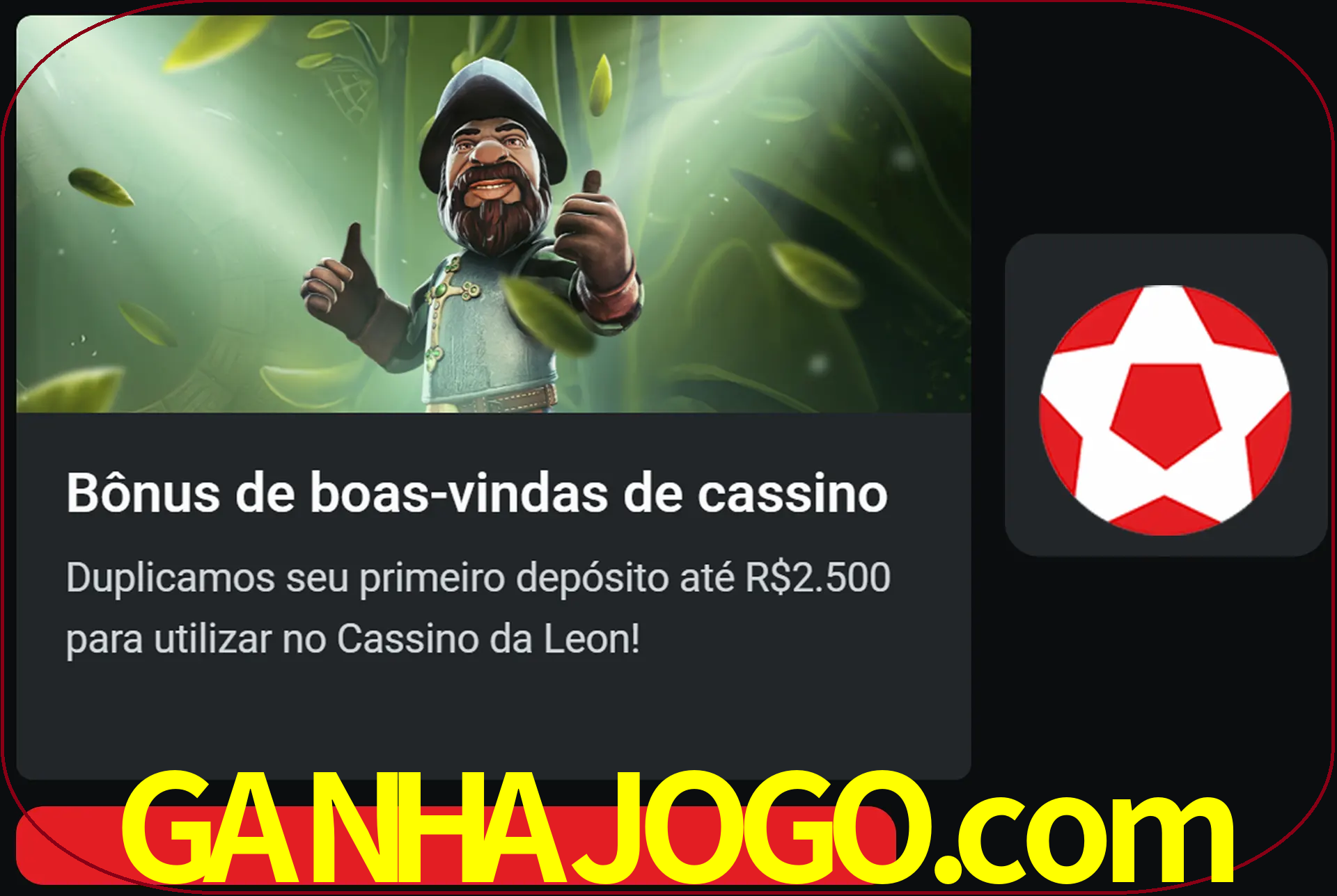 Receba seu dinheiro do bônus de boas-vindas após o primeiro depósito.