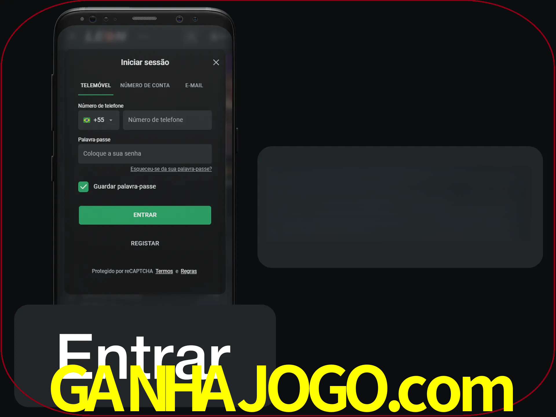Faça o login para começar a apostar e jogar no cassino.