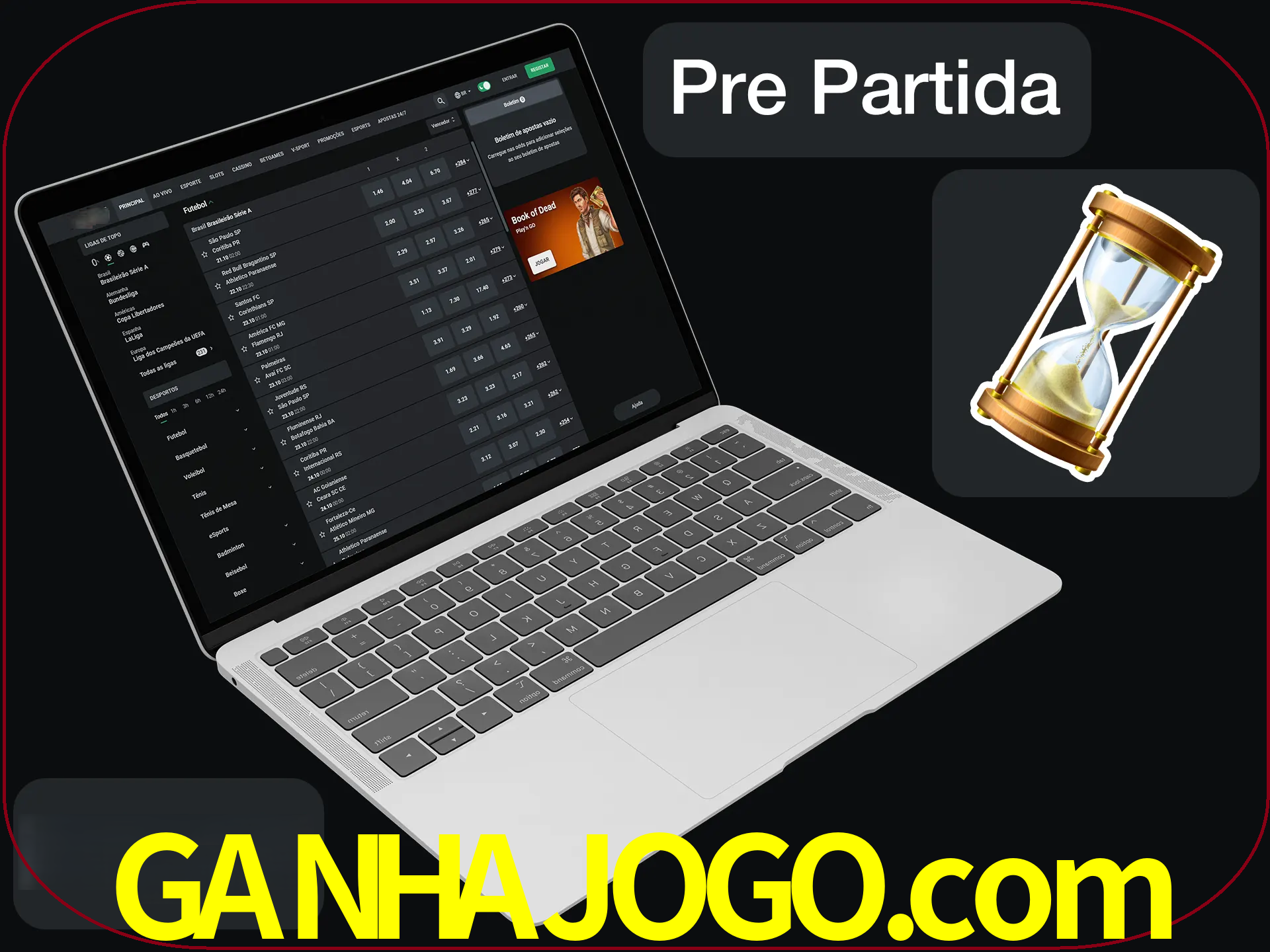 Fazer apostas em partidas futuras.